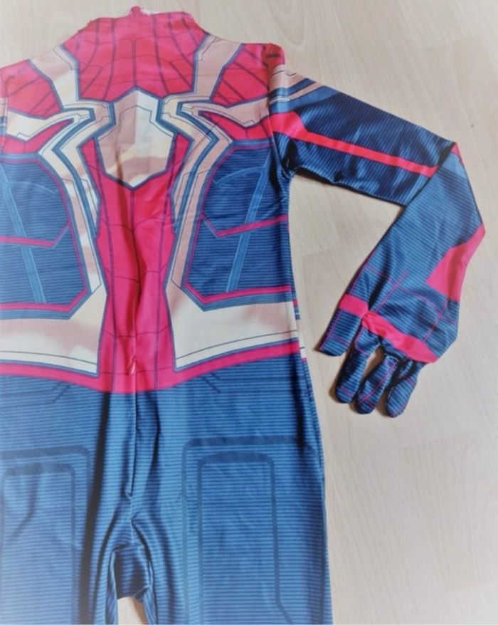 Déguisement Spiderman + cagoule 7ans - photo numéro 3