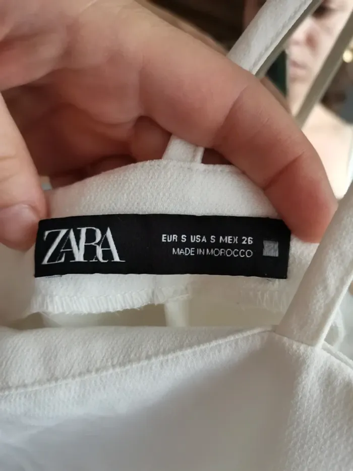 Robe blanche zara - photo numéro 3