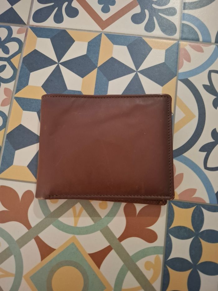 Portefeuille homme cuir marron