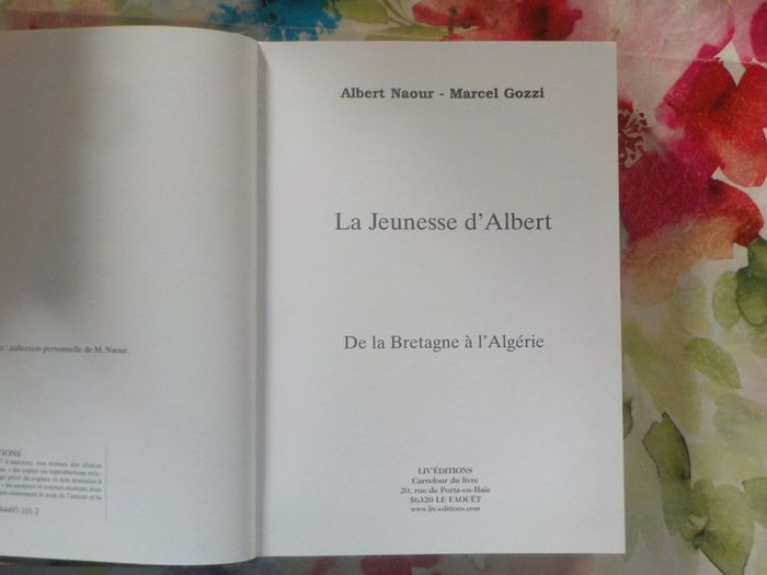 LA JEUNESSE D'ALBERT De la Bretagne à l'Algérie par A. NAOUR Ed.Liv Mémoire du Finistère - photo numéro 6