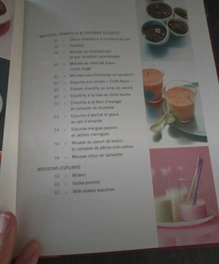 Livre de recettes Mousse, chantilly, espuma et autres recettes au siphon - photo numéro 4