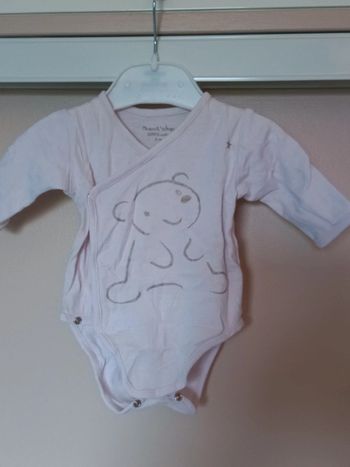 Lot 2 bodys roses manches longues