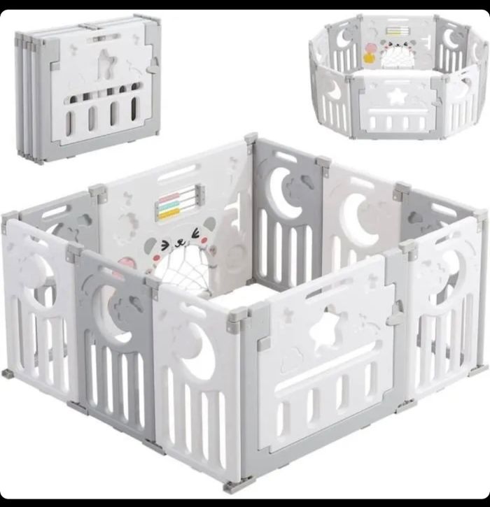 Parc bébé avec barrière de sécurité - photo numéro 4
