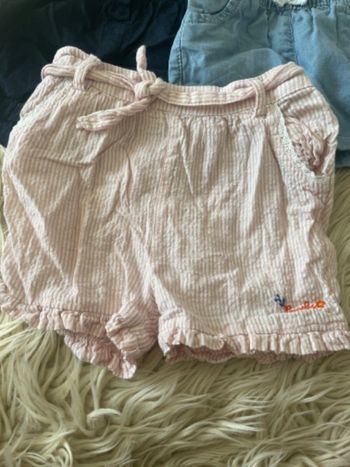 Lot short été bébé fille