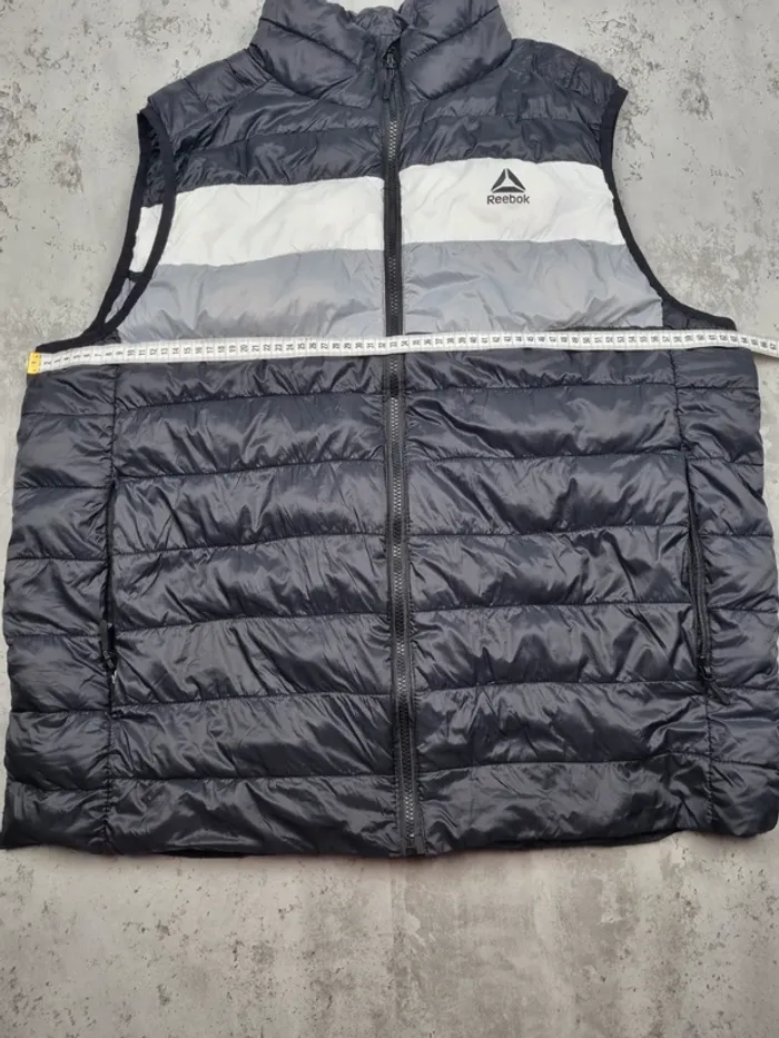 Doudoune sans manches Reebok noire XXL Homme (mesures en photos) - photo numéro 4