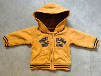 9/12 mois (74 cm) - sweat à capuche molletonné doublure peluche (tape à l'oeil)