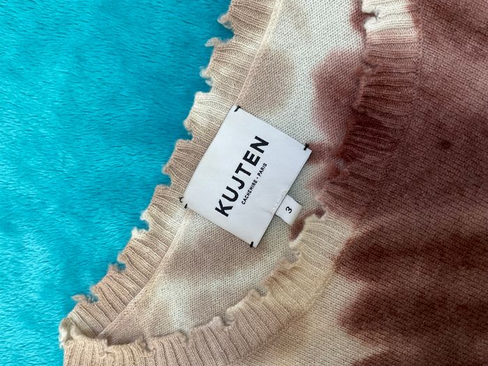 pull kujten cachemire taille 3 neuf - photo numéro 4