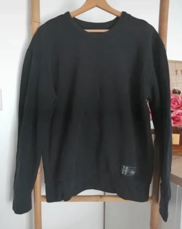 Pull noir homme Hollister - photo numéro 2