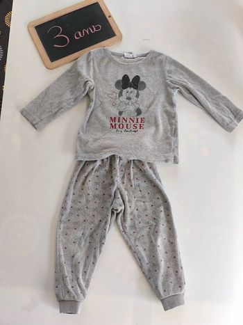 Pyjama Minnie Disney taille 3 ans