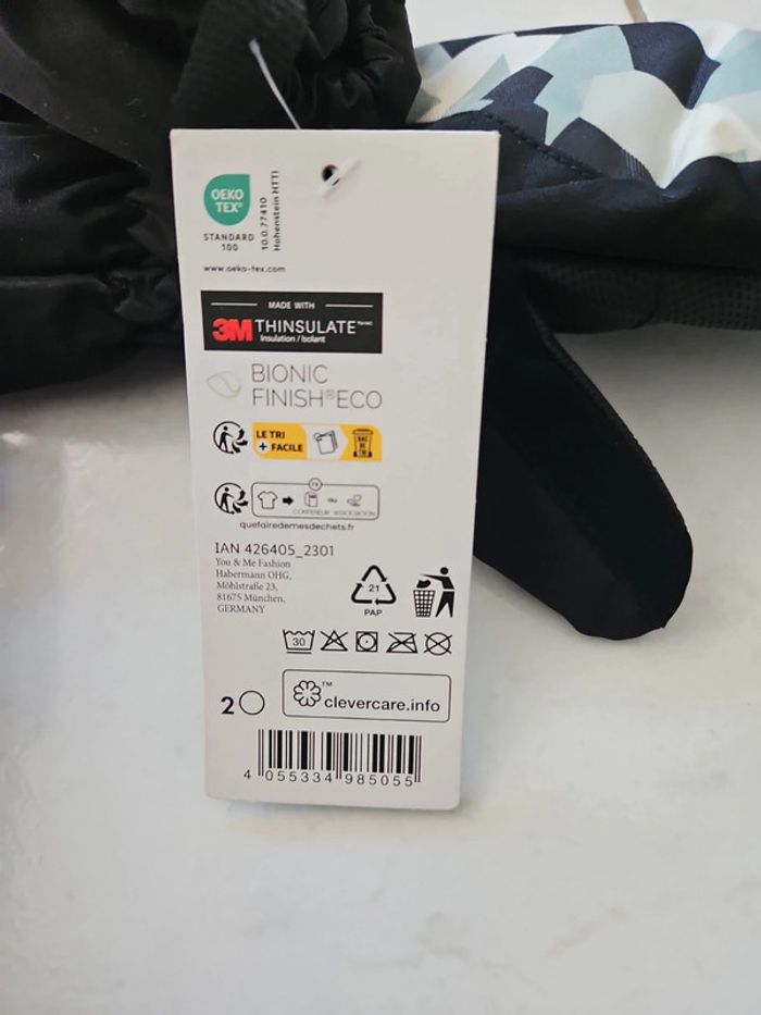 Moufle ski femme taille 7 neuf u44 - photo numéro 5