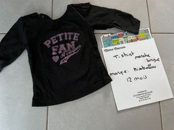 T short fille taille 12 mois