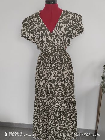 Robe longue en coton