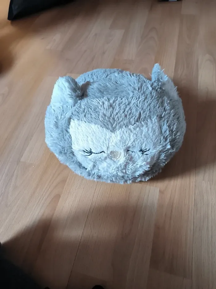 Peluche chauffe pied