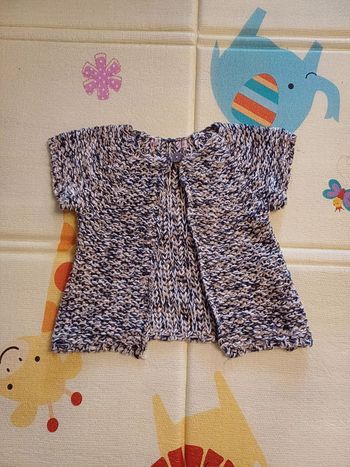 Gilet manches courtes 3 ans
