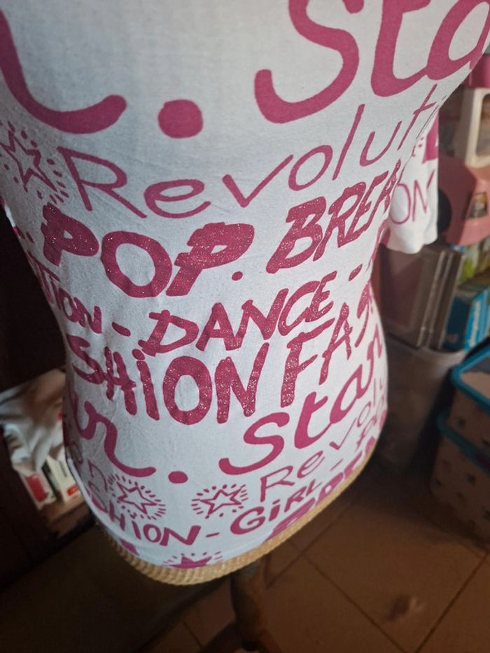 Tee-shirt vintage taille 2 pimkie - photo numéro 2