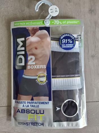 2 Boxers DIM Taille XL.