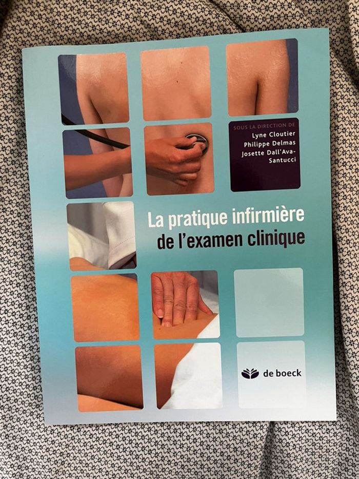 Livre la pratique infirmière de l’examen clinique