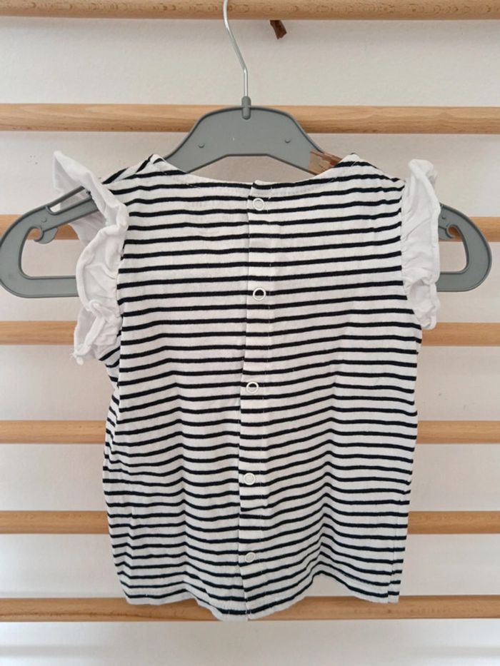 T-shirt kiabi a rayure - photo numéro 2