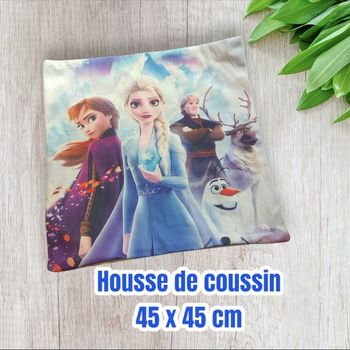 Housse de coussin Frozen la reine des neiges