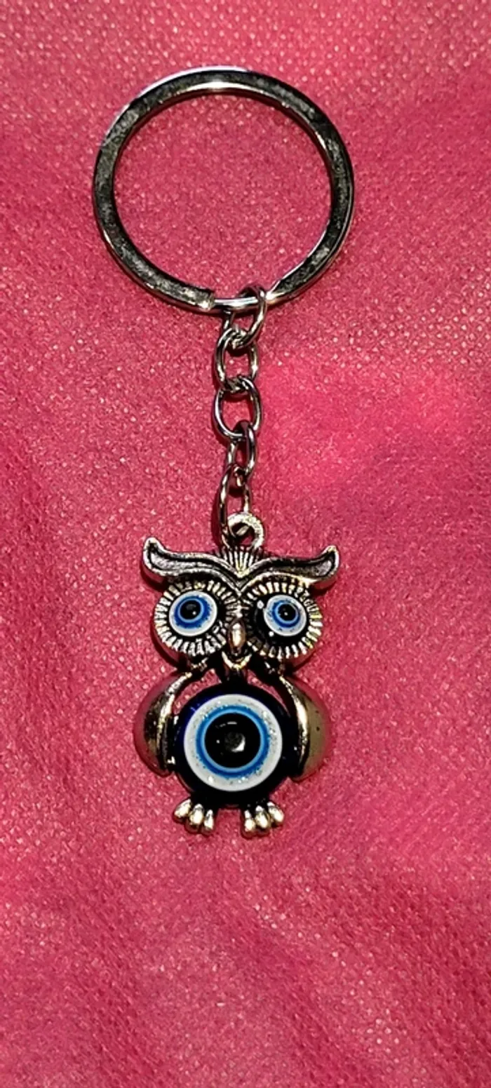 Porte-clés hibou porte-bonheur - photo numéro 6