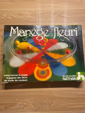 Jeu manège fleuri