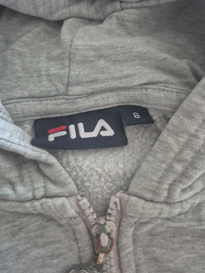 Veste à capuche Fila 8ans - photo numéro 3