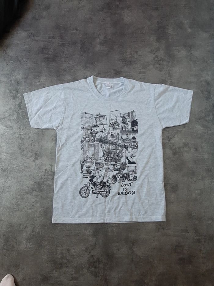 T-shirt manche courte homme 100% coton