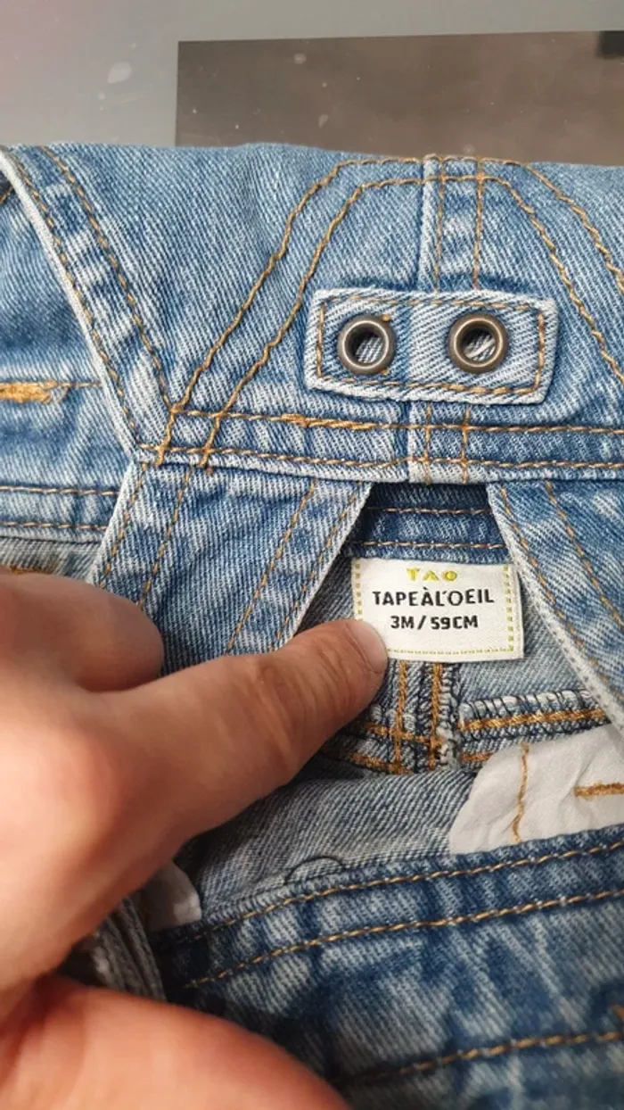 Salopette en jeans - photo numéro 3