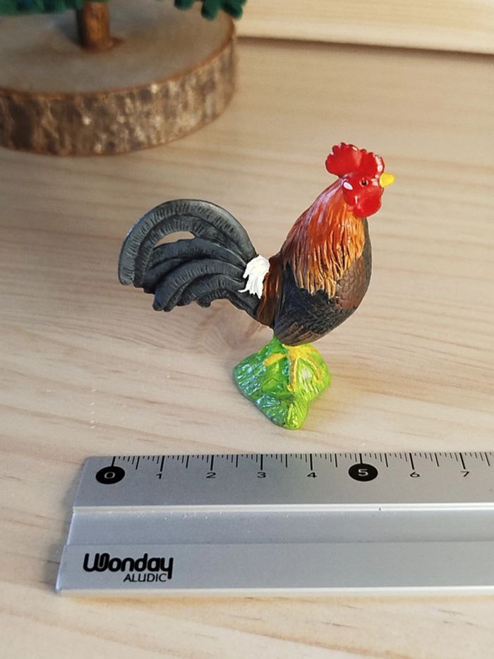 PAPO coq gaulois Figurine Animal de la ferme - photo numéro 4