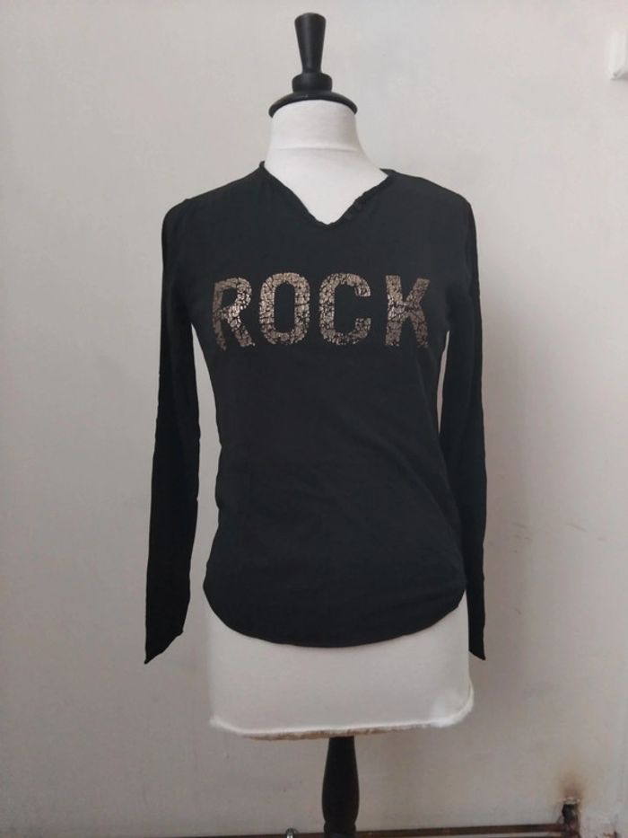 Tee shirt Zadig&Voltaire t36 100%coton - photo numéro 3