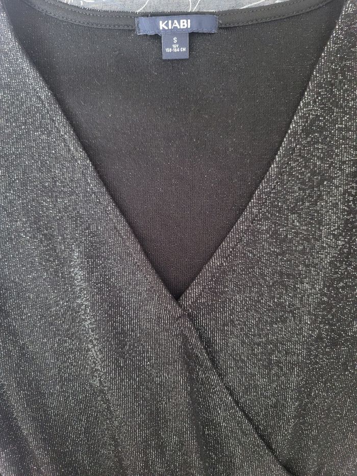 Robe cache-cœur paillettée - photo numéro 4