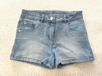 Short en jean bleu stretch orchestra 8 ans