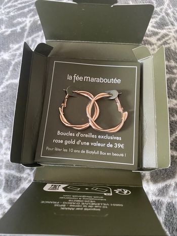 Boucles d’oreilles La fée maraboutée
