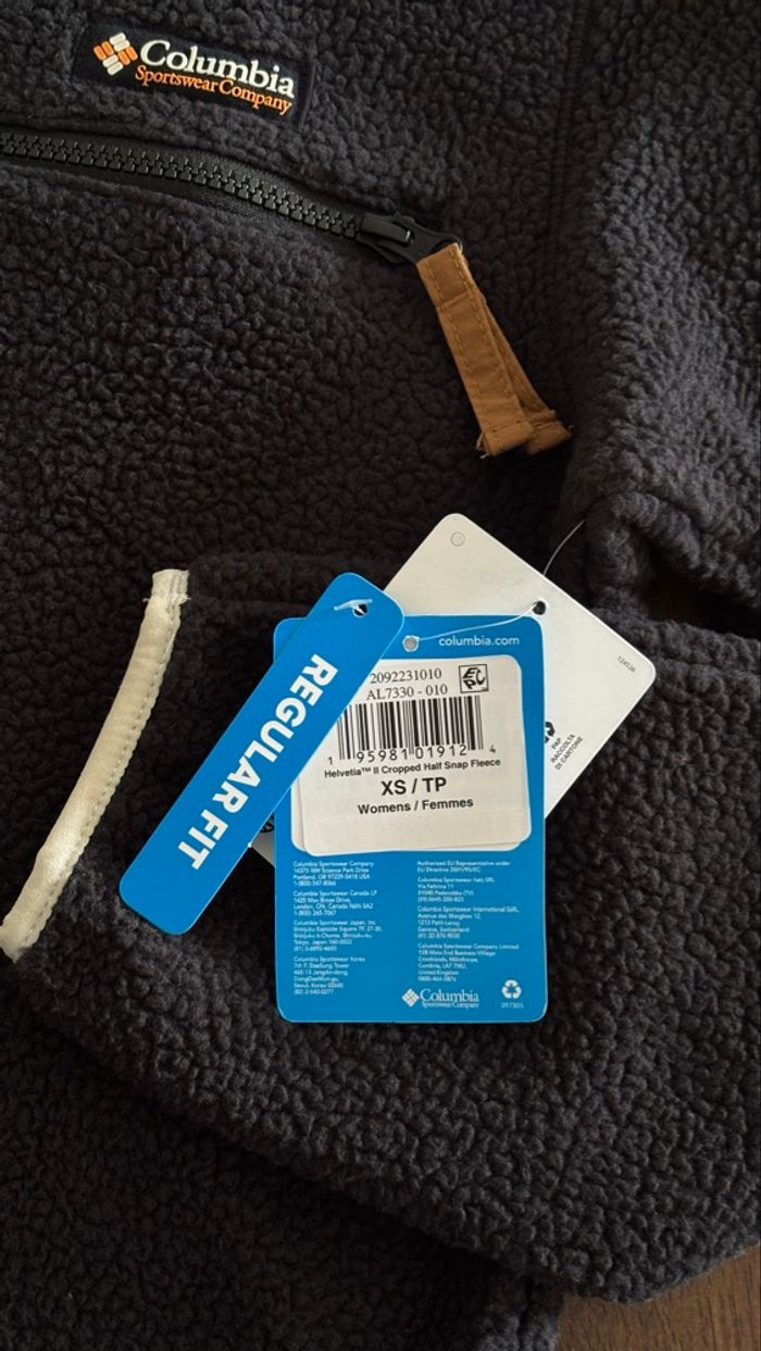 Columbia Polaire Helvetia II Black - photo numéro 7