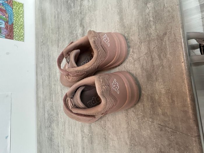 chaussures baskets kappa fille rose pale taille 32 - photo numéro 4