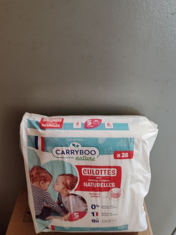 Carryboo Taille 5 lot de 2 paquets de 28