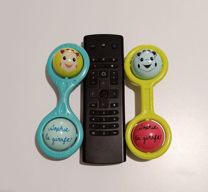 🩵 Petits hochets rotatifs  💚  Sophie la girafe - photo numéro 4