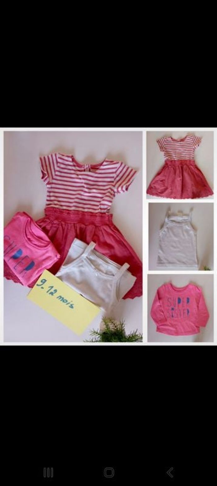Lot vêtements bébé fille