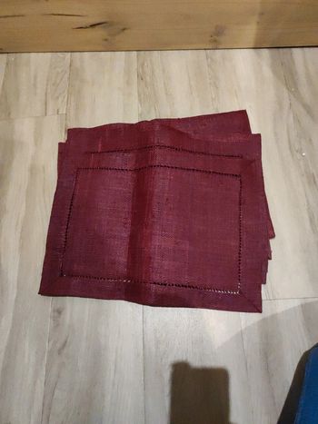 Lot de 6 sets de table made in Martinique