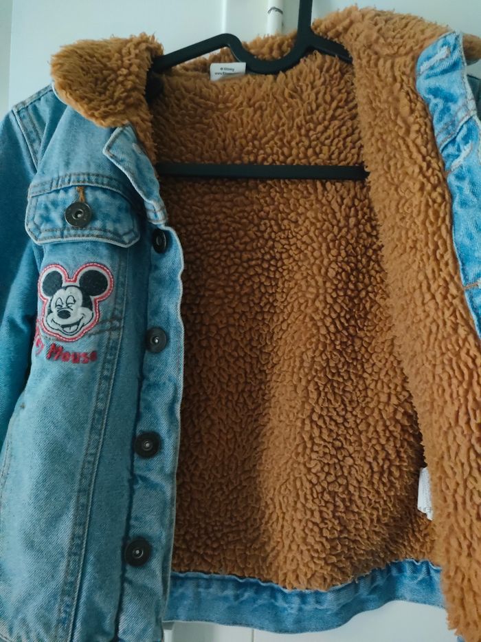 Veste en jeans mickey - photo numéro 4