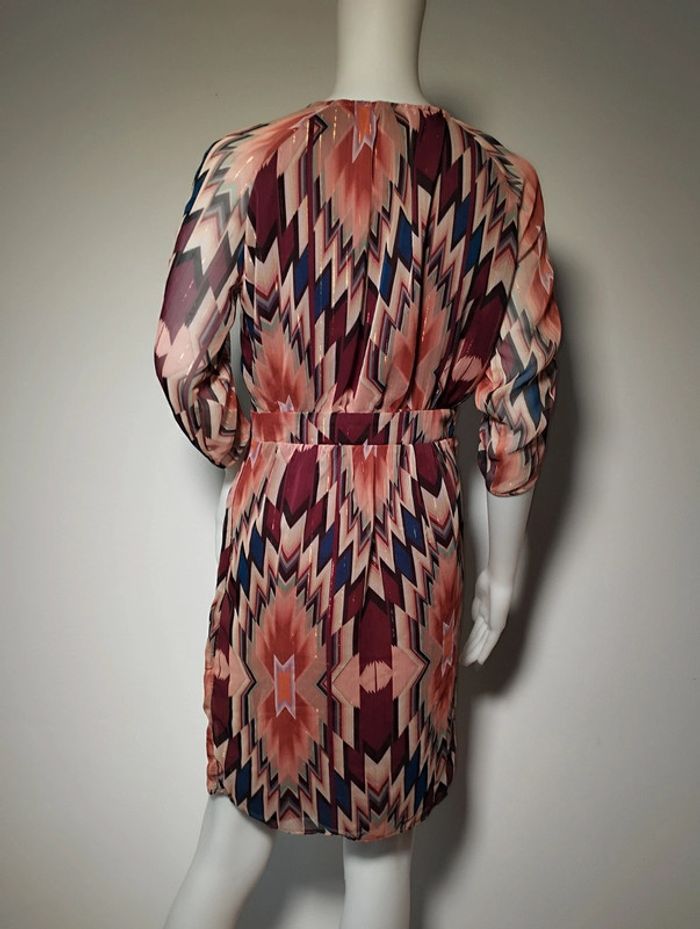 Robe multicolore et dorée taille 36 - photo numéro 6