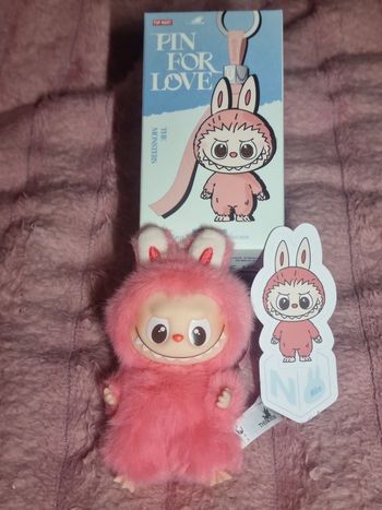 Popmart Labubu Pin For Love Letter N