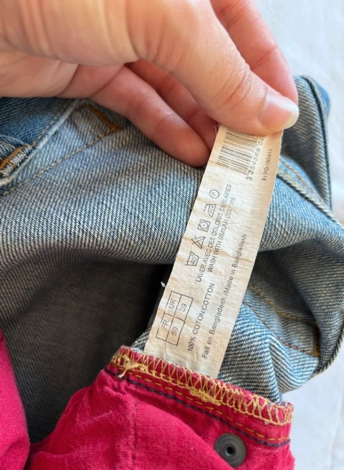 Jean homme vintage y2k début 2000 In Extenso taille 50 2XL – coupe droite regular fit bleu délavé - photo numéro 9