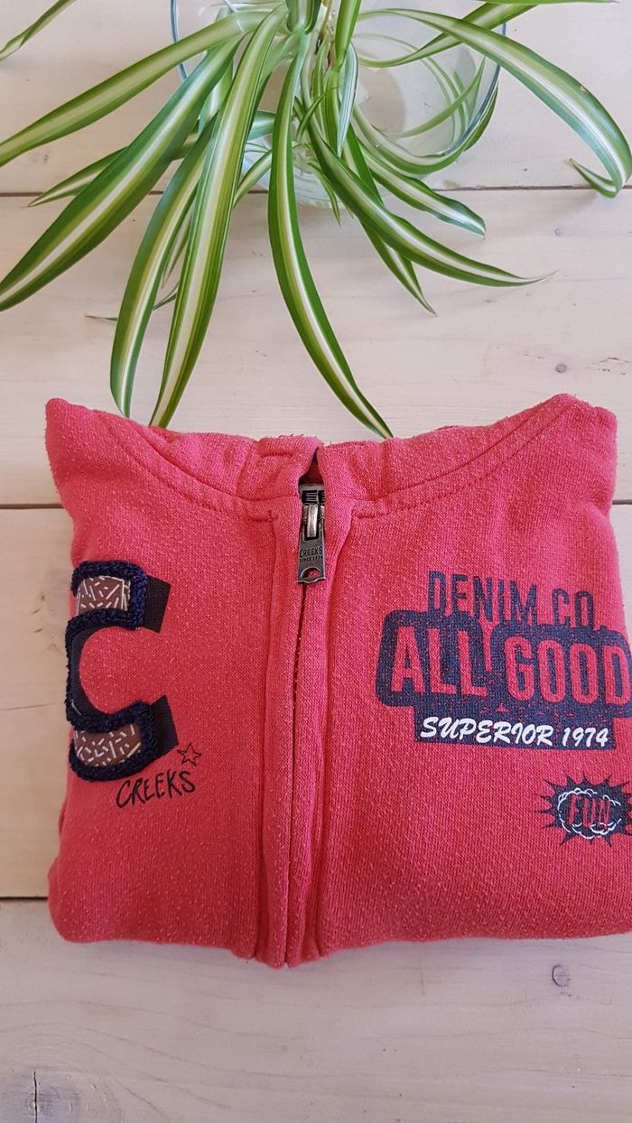 Sweat capuche zippé 4 ans creeks - photo numéro 2