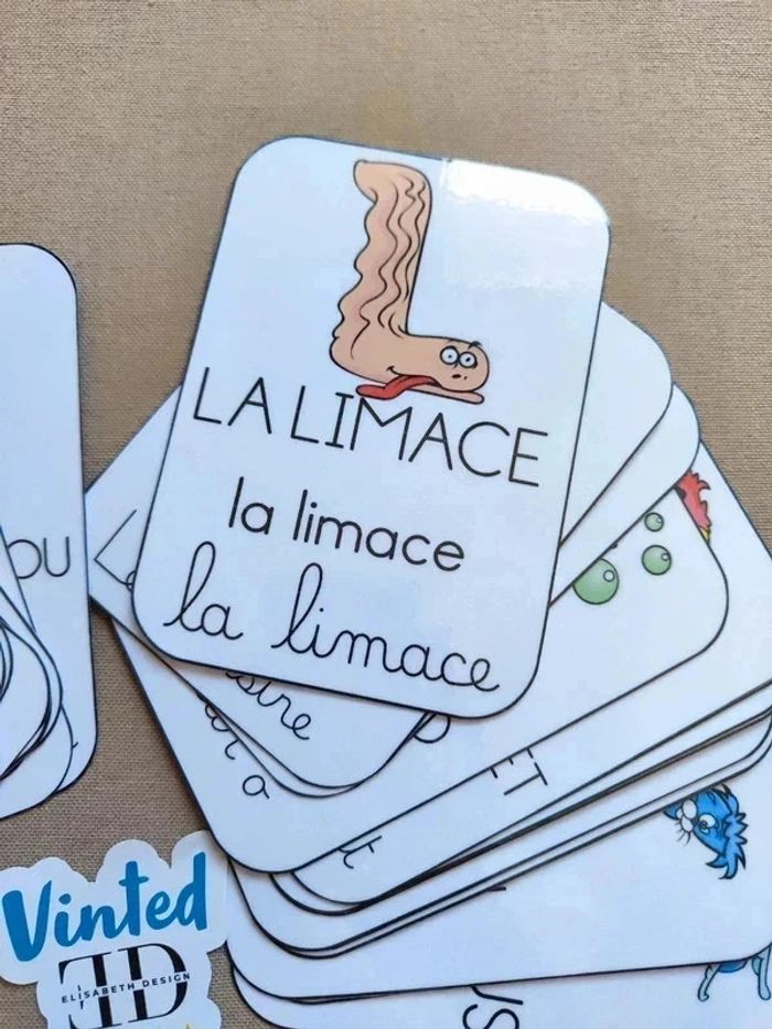 Grandes cartes de l'abécédaire des alphas - photo numéro 5