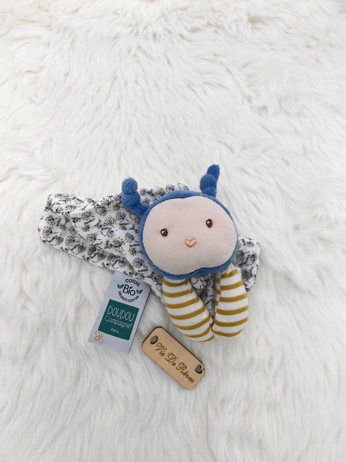 Doudou Pollen l'abeille Doudou & Compagnie DC3842 - photo numéro 2