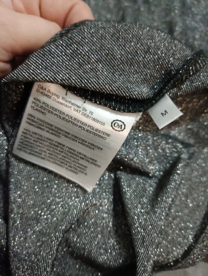 Haut brillant argenté - photo numéro 4