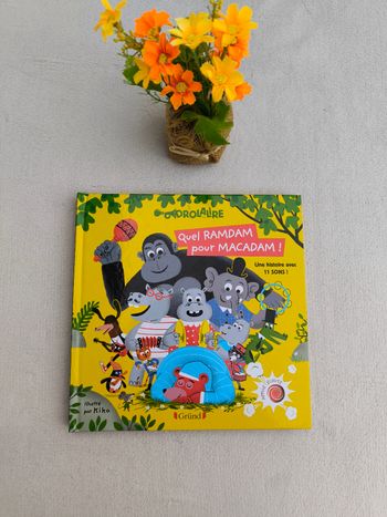 Livre sonore Quel ramdam pour Macadam Gründ