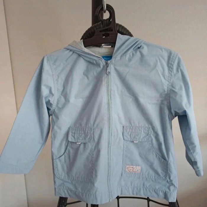 Imperméable à capuche bleu pastel bout chou 3 ans 36 mois - photo numéro 4
