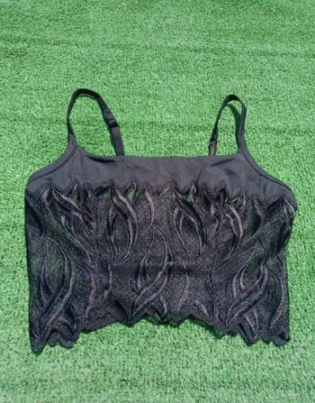 Bustier noir top court xs très bon état